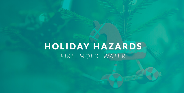 Mold, Water, and Fire Holiday Hazards