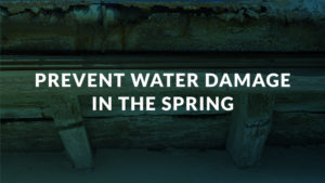 Prevent Water Damage in the Spring