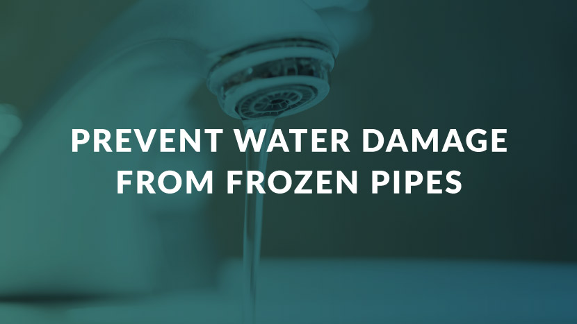 Prevent Water Damage From Frozen Pipes