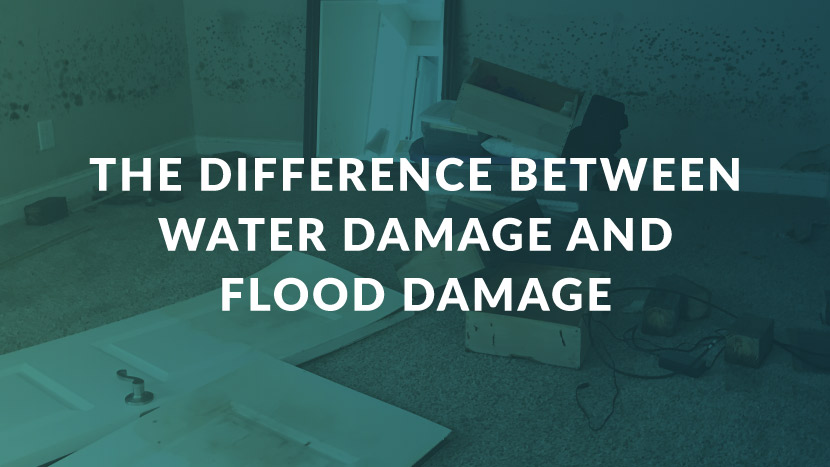 The Difference Between Water Damage and Flood Damage
