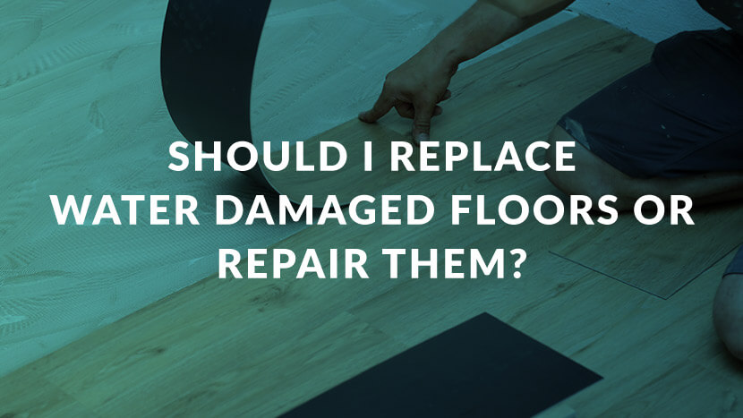 Should I Replace Water-Damaged Floors or Repair Them?