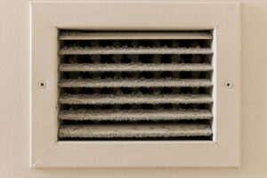 dirty air vent that can spread mold in air